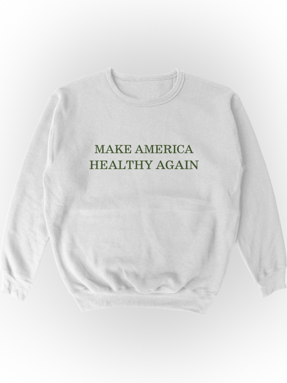 Make America Healthy Again White TPUSA Sweatshirt
